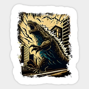 King of the Monsters - The Great Godzilla - Gojira Sticker